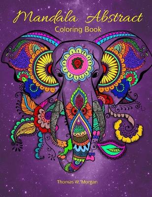 Book cover for Mandala Abstract Coloring Book