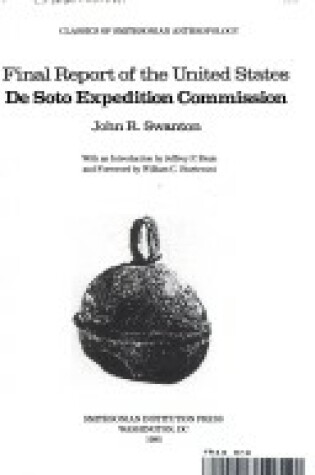 Cover of Final Report of the United States Desoto Commission