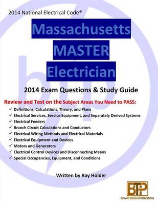 Book cover for Massachusetts 2014 Master Electrician Study Guide