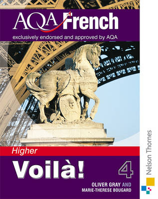 Book cover for Voila! 4 for AQA Higher Student's Book