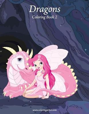 Cover of Dragons Coloring Book 2