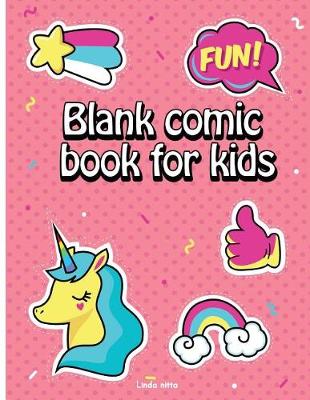 Book cover for Blank comic book for kids