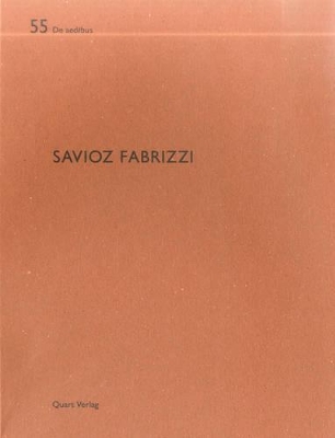 Cover of Savioz Fabrizzi: De aedibus 56