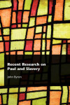 Book cover for Recent Research on Paul and Slavery