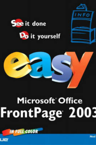 Cover of Easy Microsoft Office FrontPage 2003