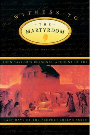 Cover of Witness to the Martyrdom
