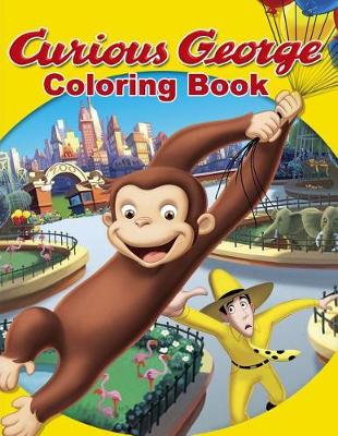 Book cover for Curious George Coloring Book