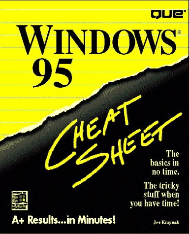 Book cover for Windows 95 Cheat Sheet