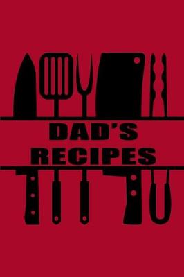Book cover for Dad's Recipes Journal