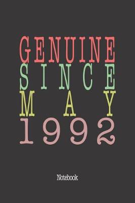 Book cover for Genuine Since May 1992