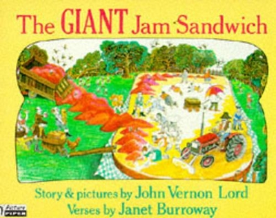 Book cover for The Giant Jam Sandwich