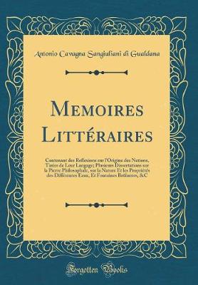 Book cover for Memoires Litteraires