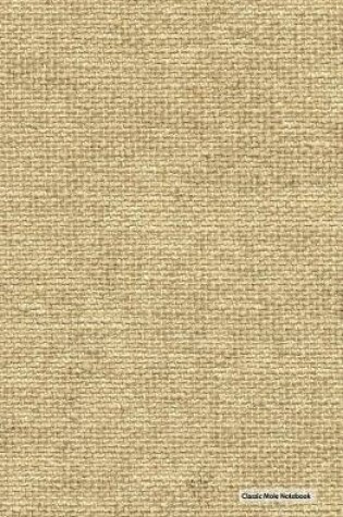 Cover of Classic Mole Notebook - Burlap Cover