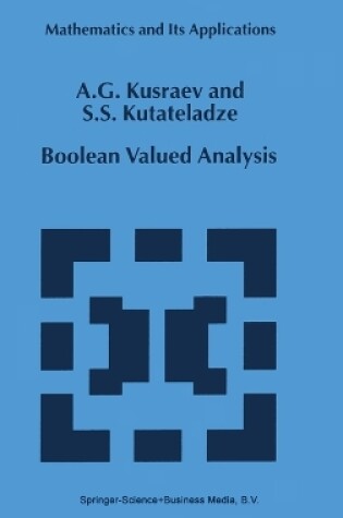 Cover of Boolean Valued Analysis