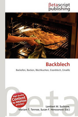 Cover of Backblech