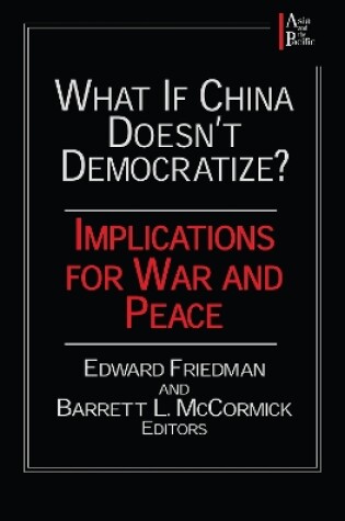 Cover of What if China Doesn't Democratize?