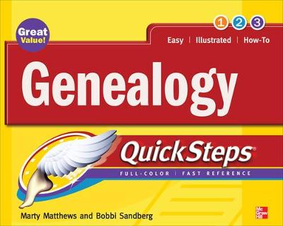 Book cover for Genealogy QuickSteps
