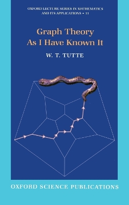 Cover of Graph Theory As I Have Known It