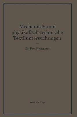 Book cover for Mechanisch- Und Physikalisch-Technische Textiluntersuchungen