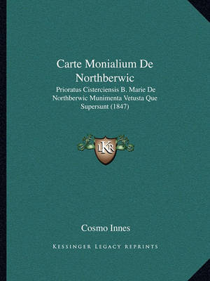 Book cover for Carte Monialium de Northberwic