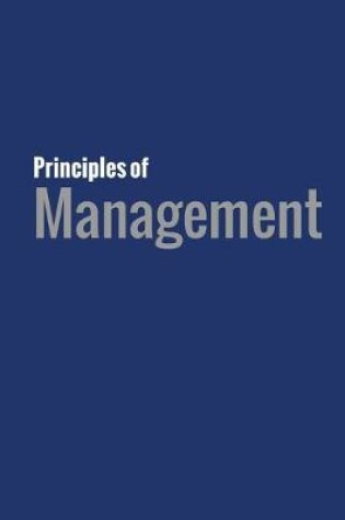 Cover of Principles of Management