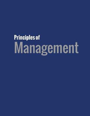 Book cover for Principles of Management