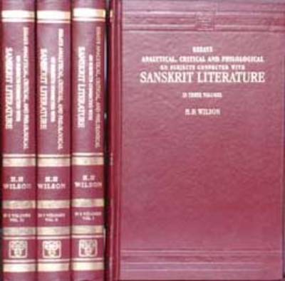 Book cover for Essays, Analytical, Critical and Philological on Subjects Connected with Sanskrit Literature