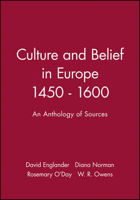Book cover for Culture and Belief in Europe 1450 - 1600