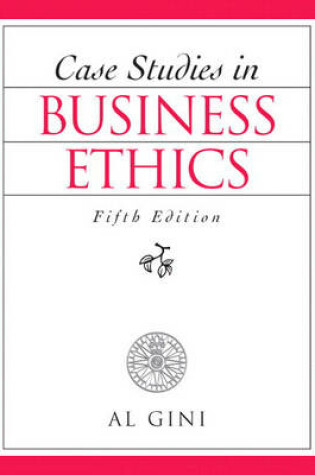 Cover of Case Studies in Business Ethics