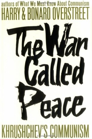 Cover of The War Called Peace