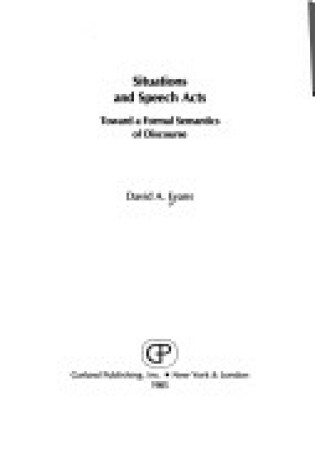 Cover of Situations & Speech Acts