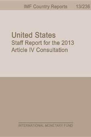 Cover of United States: 2013 Article IV Consultation