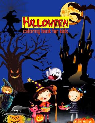 Book cover for Halloween Coloring Book For Kids