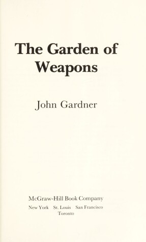 Book cover for Garden of Weapons