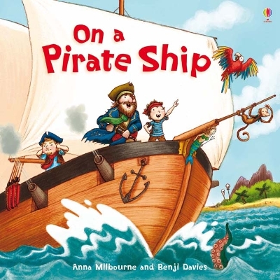 Book cover for On a Pirate Ship