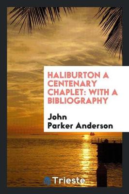 Book cover for Haliburton a Centenary Chaplet