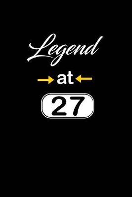 Book cover for Legend at 27