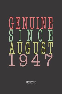 Book cover for Genuine Since August 1947