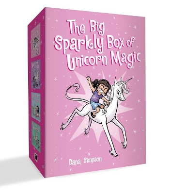 Book cover for The Big Sparkly Box of Unicorn Magic