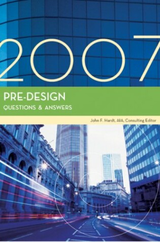 Cover of Pre-design Questions and Answers