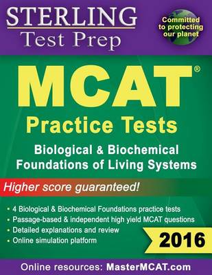 Book cover for MCAT 2014 Practice Tests Biological Sciences