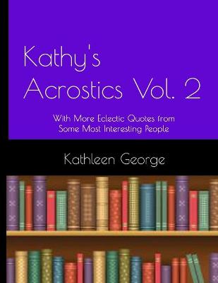 Book cover for Kathy's Acrostics Vol. 2