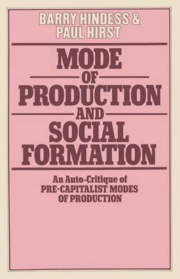 Book cover for Mode of Production and Social Formation