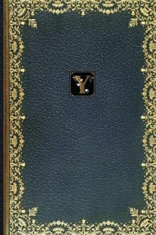 Cover of Golden Teal Monogram y 2018 Planner Diary