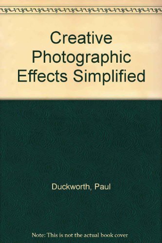 Book cover for Creative Photographic Effects Simplified