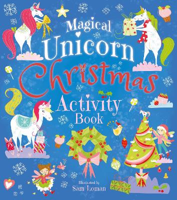 Book cover for Magical Unicorn Christmas Activity Book