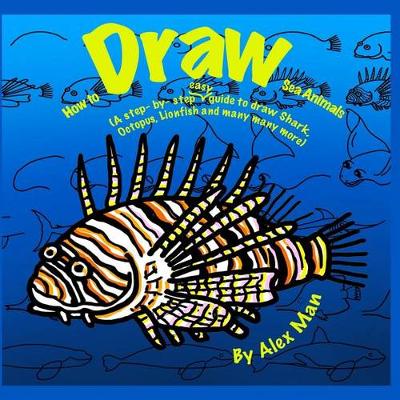 Book cover for How to Draw Sea Animals.