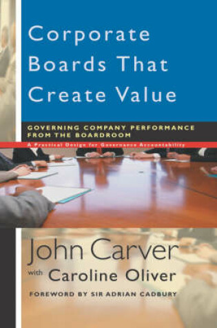 Cover of Corporate Boards That Create Value