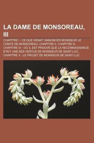 Cover of La Dame de Monsoreau, III