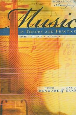 Cover of Workbook to Accompany Music in Theory and Practice, Volume 1 with Finale Discount Sticker